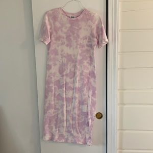 525 America Tie Dye Long tee dress - Size Small